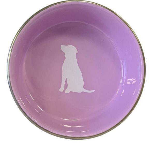 Lavender stainless steel pet dog food bowl dog ico - Picture 2 of 3